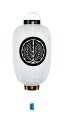 盆提灯 家紋用門提灯 大鉢 40W 紙張 白紋天 天然木 盆提灯 モダン 盆提灯 盆提灯 お盆用品 家紋入り 新盆 初盆 お盆飾り 提灯