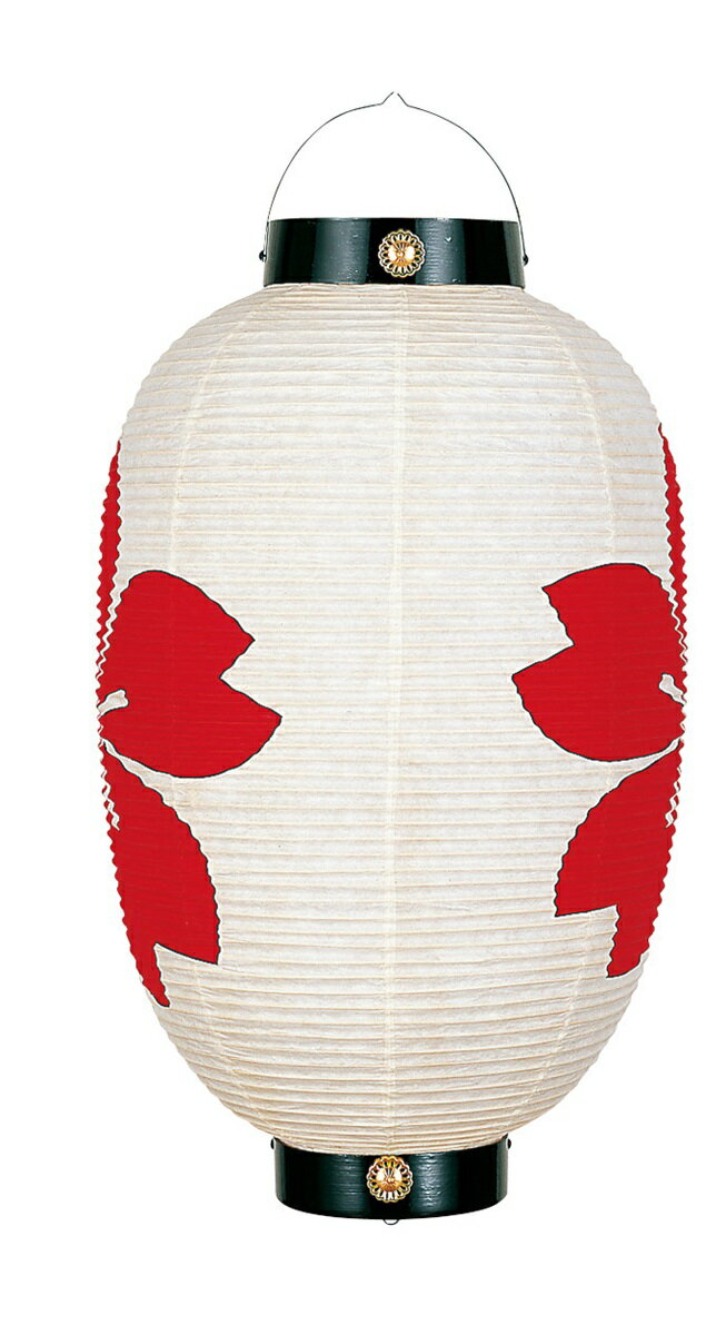 盆提灯 祭礼提灯 越後 尺四長 箱入 紙張 両桜付 竹ひご 盆提灯 モダン 盆提灯 コンパクト 盆提灯 ミニ