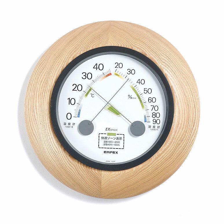 ササキ工芸 温湿度計 TM 快適表示付 【オブジェ・雑貨 雑貨】