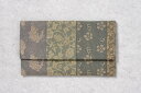 袋 珠数袋二つ折 メン 名物裂 横段紺 紙箱入オブジェ 雑貨 雑貨