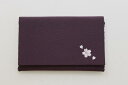 袋 珠数袋二つ折 いちりん 桜 6紫 紙箱入オブジェ 雑貨 雑貨