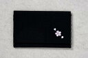 袋 珠数袋二つ折 いちりん 桜 10黒 紙箱入オブジェ 雑貨 雑貨