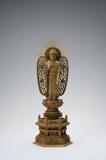 白檀六角台 西型唐草光背金泥付立阿弥陀 3.5寸 12-5 仏像 木彫り 仏像 木彫 仏像フィギュア 仏像 オブジェ インテリア仏像 置き物 インテリアオブジェ 仏壇 仏具 白檀六角台 西型唐草光背金泥付立阿弥陀 3.5寸 12-5 仏像 木彫り 仏像 木彫 仏像フィギュア 仏像 オブジェ インテリア仏像 置き物 インテリアオブジェ 仏壇 仏具
