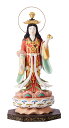 RIYAK グランデ GRANDE 彩色吉祥天 美女として多くの尊敬を集める 仏像 木彫り 仏像 木彫 仏像フィギュア 仏像 オブジェオブジェ 雑貨 縁起物イン...