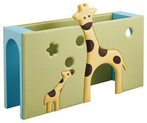 コイズミプレキッズルームハグ 屋内遊具 キリンパネル