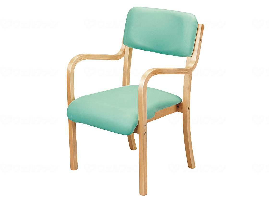 介護 福祉用 介護用 フランコ ナチュラル ライトグリーン イス スタッキング 完成品 高齢者 病院 施設 プレゼント 敬老の日