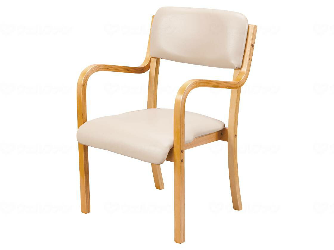 介護 福祉用 介護用 フランコ ダークブラウン アイボリー イス スタッキング 完成品 高齢者 病院 施設 プレゼント 敬老の日