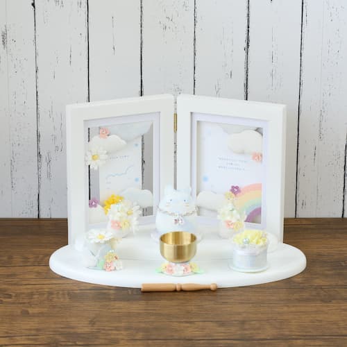 リュウコドウ メモリアル 思い出 ペット 仏具 御供 おそらのメモリアルセット