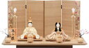 2023年 一秀新作 親王飾 (桃山雛17号・印傳)コンパクト モダン おしゃれ かわいい 木目込み