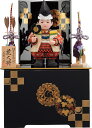 2023年 一秀新作 五月人形 (花大将・陣羽織・収納)コンパクト モダン おしゃれ かわいい 木目込み