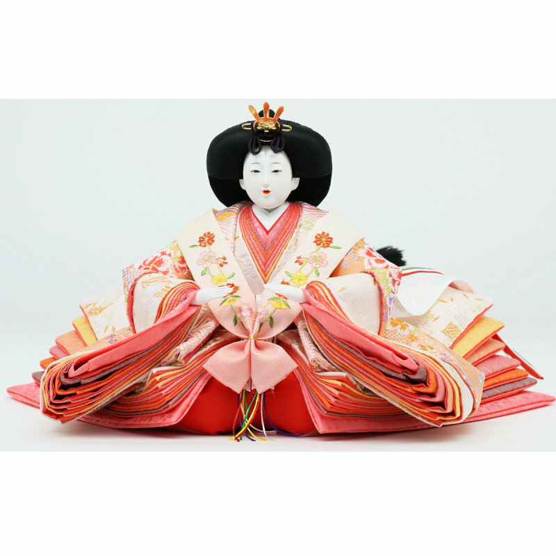 祥秀作-束帯十二単雛-(三段飾り 十番親王三五官女) - 雛人形 祥秀作-束帯十二単雛-(三段飾り 十番親王三五官女) - 雛人形
