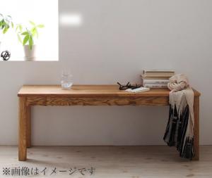 ベンチ ダイニング 総無垢材ワイドダイニングシリーズ ベンチ単品 オーク 3P