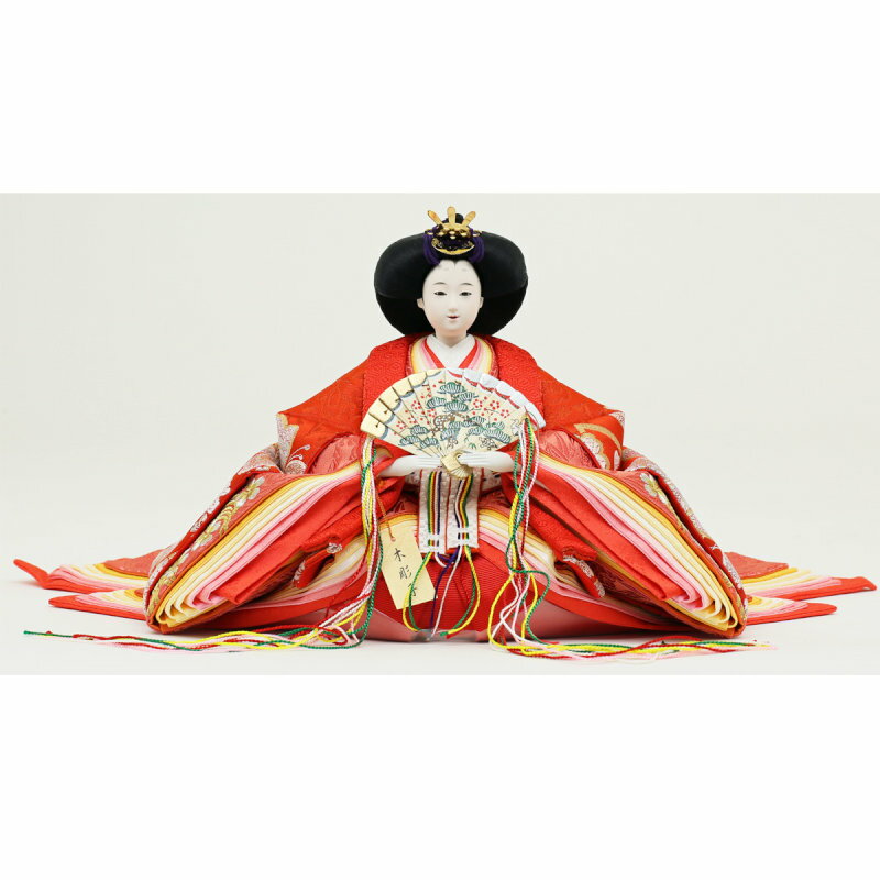 吉徳大光-花ひいな 三段飾り-(小十番親王 芥子官女 十人揃 吉徳大光-花ひいな 三段飾り-(小十番親王 芥子官女 十人揃