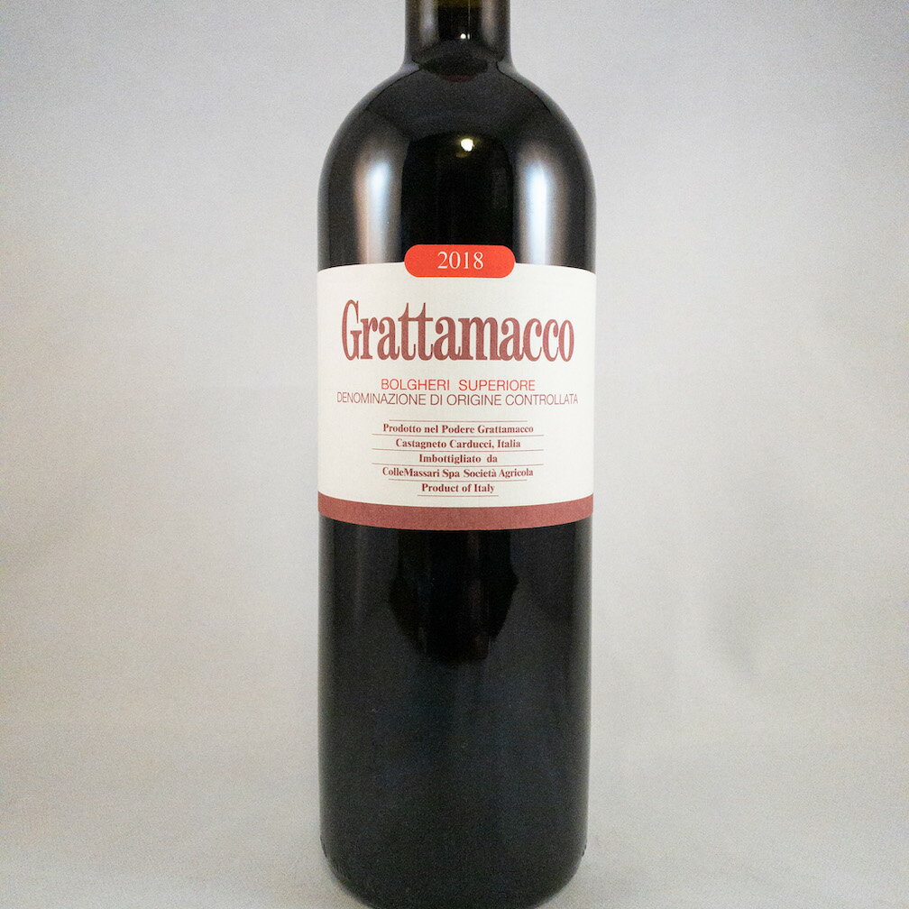 グラッタマッコ　グラッタマッコ ロッソ ボルゲリ ロッソスペリオーレ 2018Grattamacco Rosso Bolgheri Rosso Superiore　No.113451