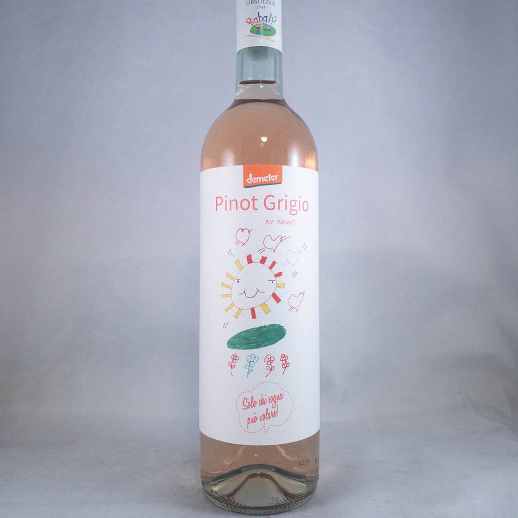 ババル　ピノ グリージョ オーガニックBABALÙ Pinot Grigio Terre di Chieti IGP (Ramato)No.114653