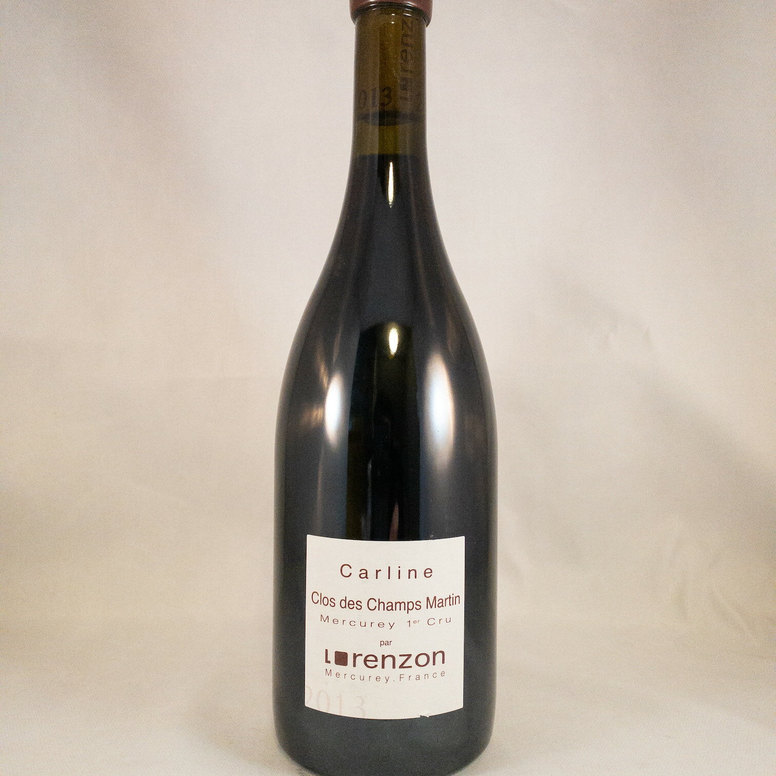 ロレンゾン　メルキュレイ・クロ・デ・シャン・マルタンキュヴェ・キャルリンヌ・ルージュ2013Mercurey 1Clos des Champs Martins Cuvee Carline Rouge　No111011