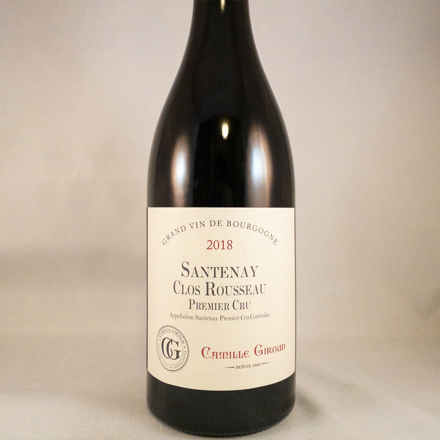 ߡ 롼ȥͥ  륽 ץߥ 2018Camille Giroud Santenay Clos Rousseau 1er CruNo.113281