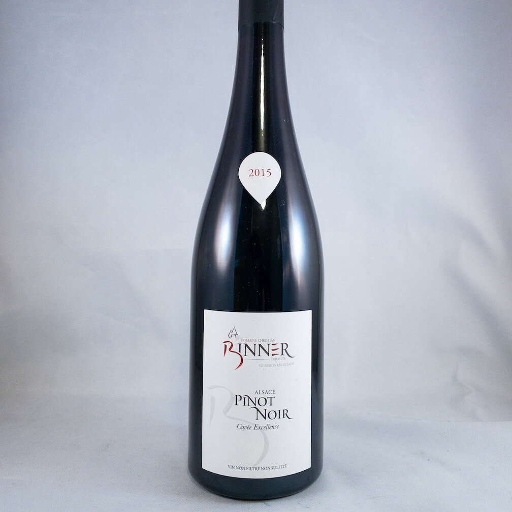 クリスチャン ビネール　ピノノワール キュヴェ エクセロンス2015Christian Binner Pinot Noir Cuvée Excellence No.114240
