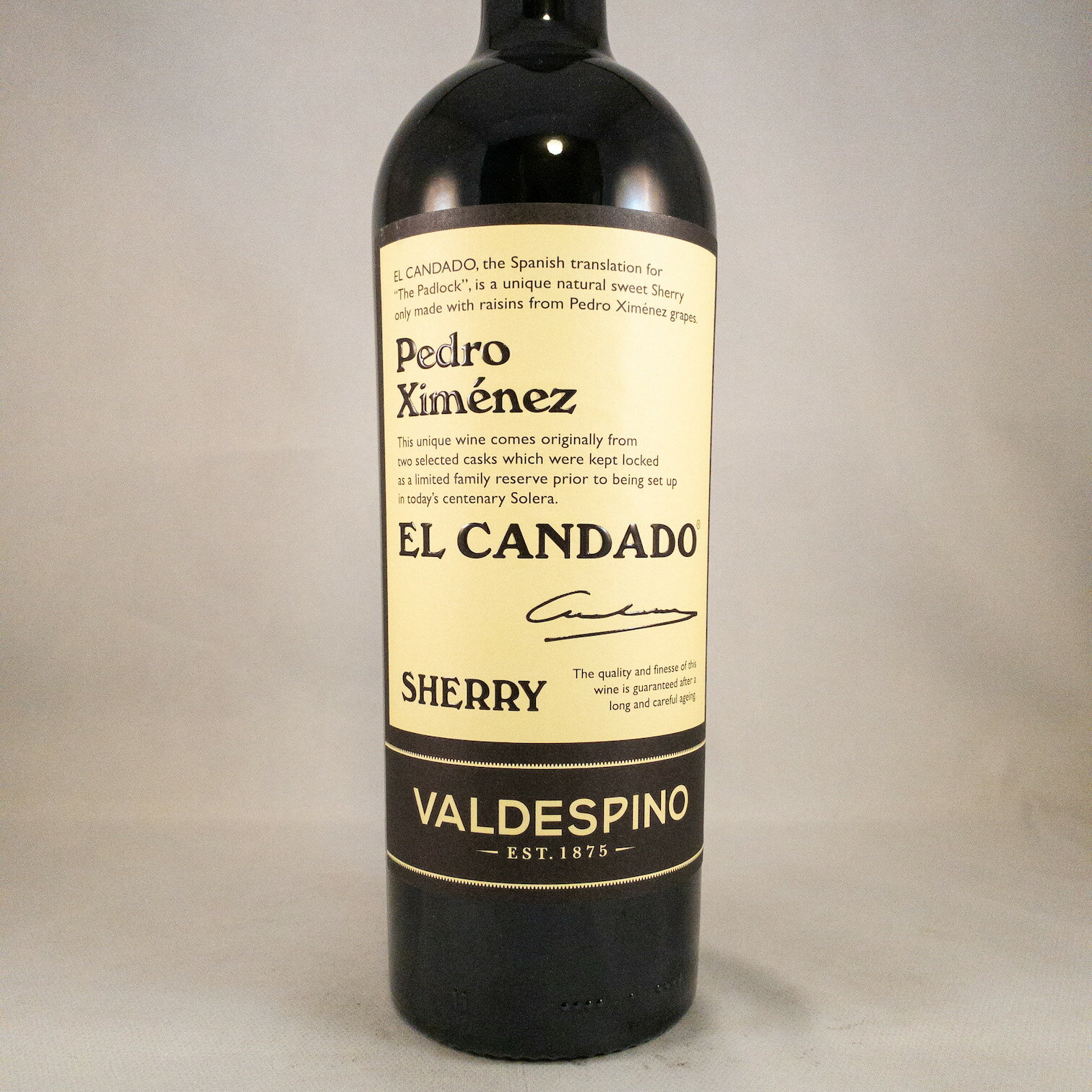 バルデスピノ・エルカンダド・ペドロヒメネス　Valdespino El Candado Pedro Ximenez No.86336