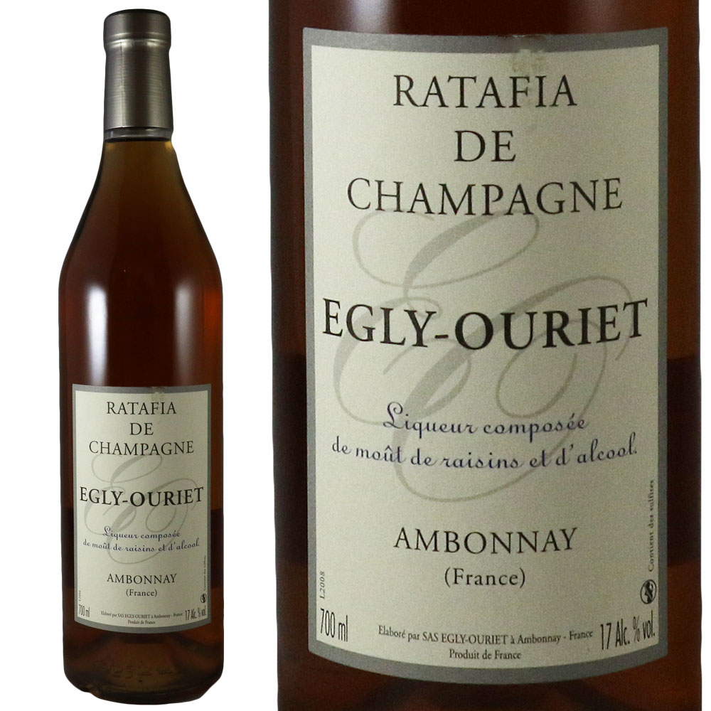 エグリ ウーリエ　ラタフィア ド シャンパーニュEgly Ouriet Ratafia de Champagne　No.108869(※少々澱が見られますが品質に問題ございません)