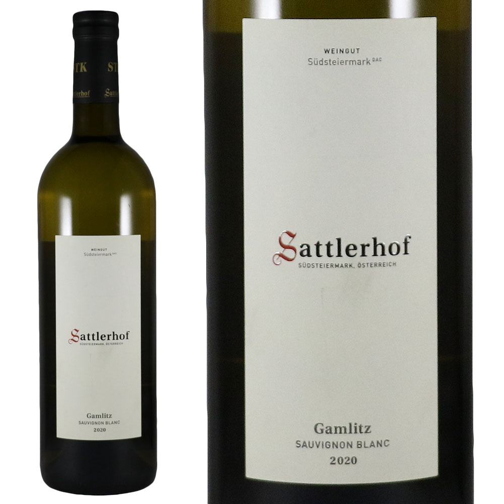 サットラーホフ　ガムリッツァー ソーヴィニヨン・ブラン 2020Sattlerhof Gamlitzer Sauvignon Blanc　No.109312