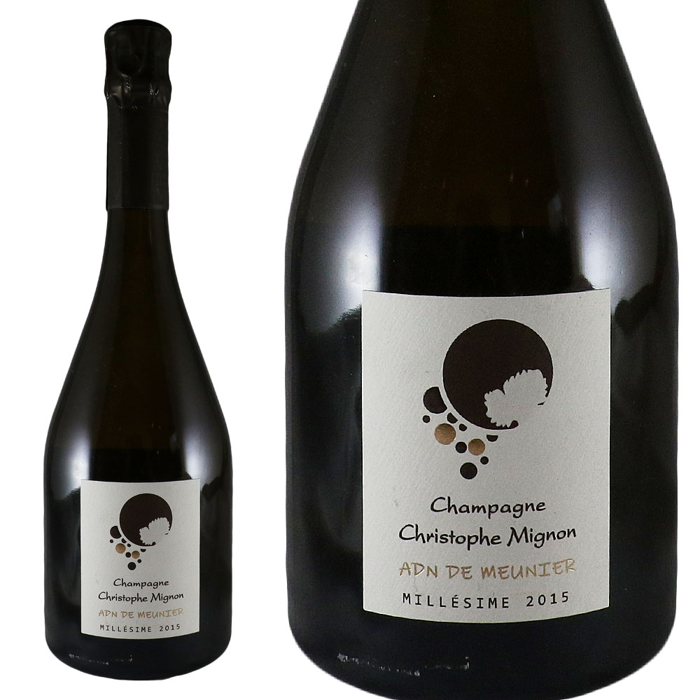 クリストフ ミニョン　ADN ドゥ ムニエ ミレジム ブリュット ナチュール 2015Christophe Mignon ADN de Meunier Millesime Brut Nature 2015No.113144