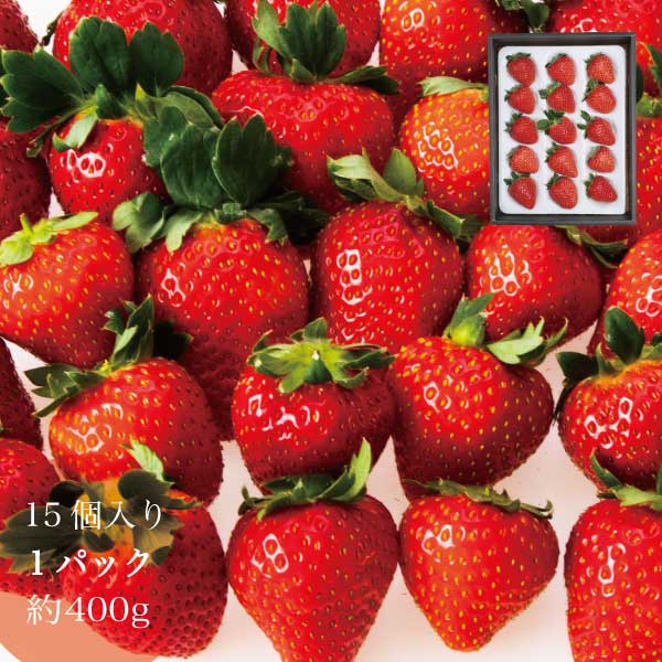 ギフト いちご 【送料無料】 おいCベリー 苺 イチゴ 1パック 15個入り 約400g 晴れの国 岡山 strawberry 取り寄せ 産地直送 収穫後即発送　土耕栽培 いちご ギフトのサムネイル