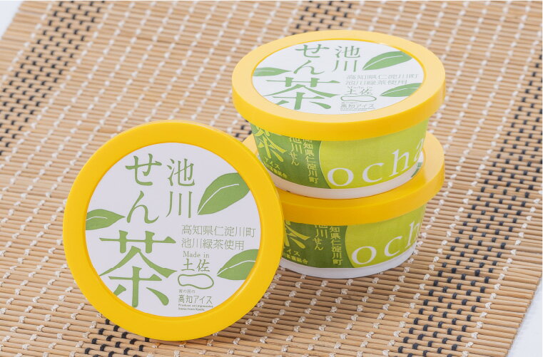 【3個セット】池川せん茶アイス3個／高知アイス【RCP】のサムネイル