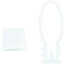TRUSCO(トラスコ) みかんネット用留め具 白 100個入 BET-W-100