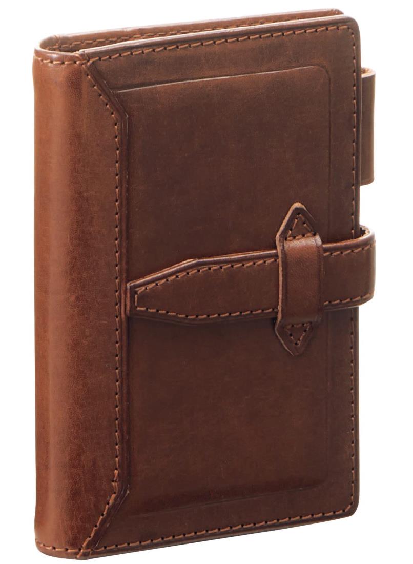 レイメイ藤井 システム手帳 ダヴィンチ ロロマクラシック ミニ5 ダークブラウン DPM3034E