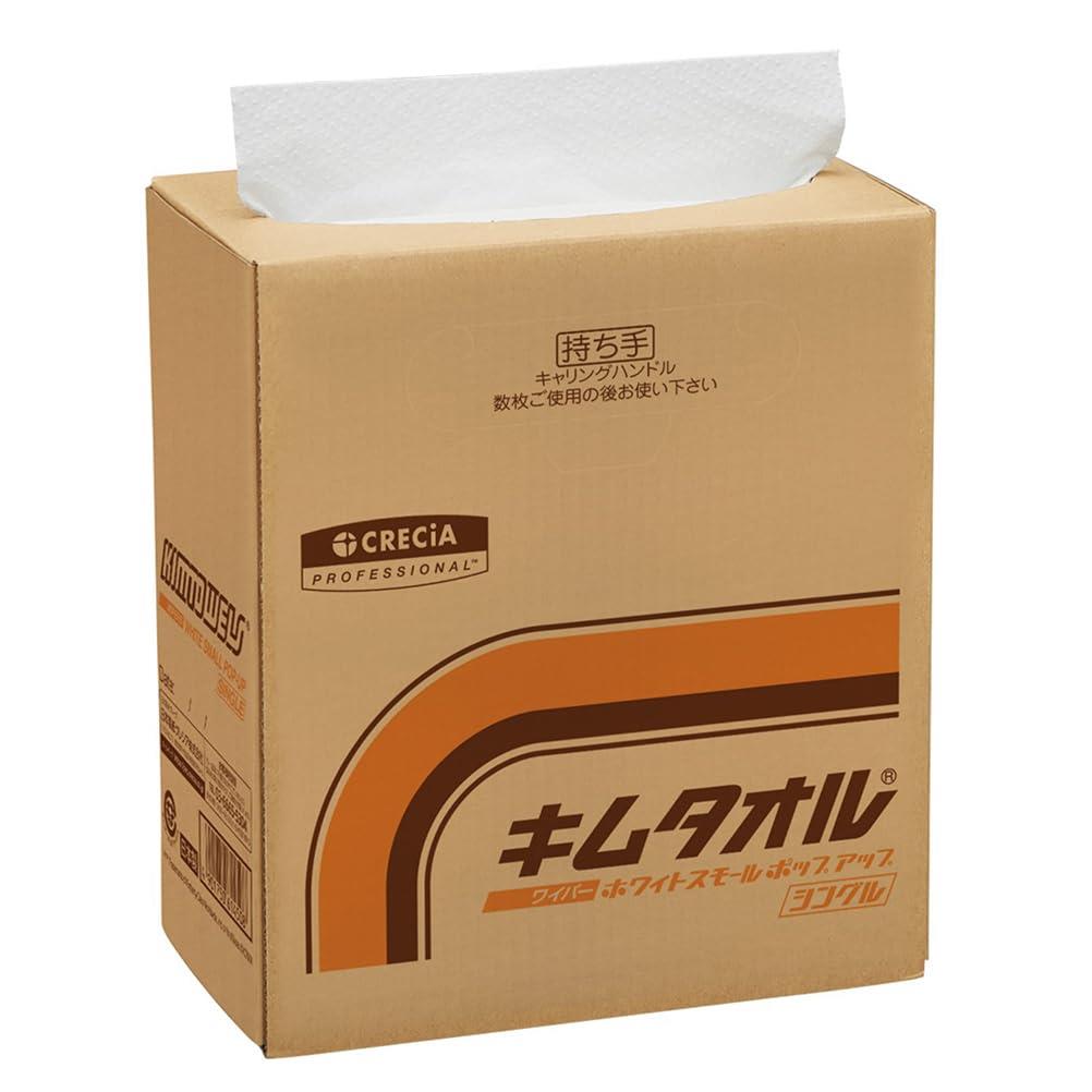 日本製紙クレシア(NIPPON PAPER CRECIA) キムタオル ホワイト スモール ポップアップ シングル 150枚 61452