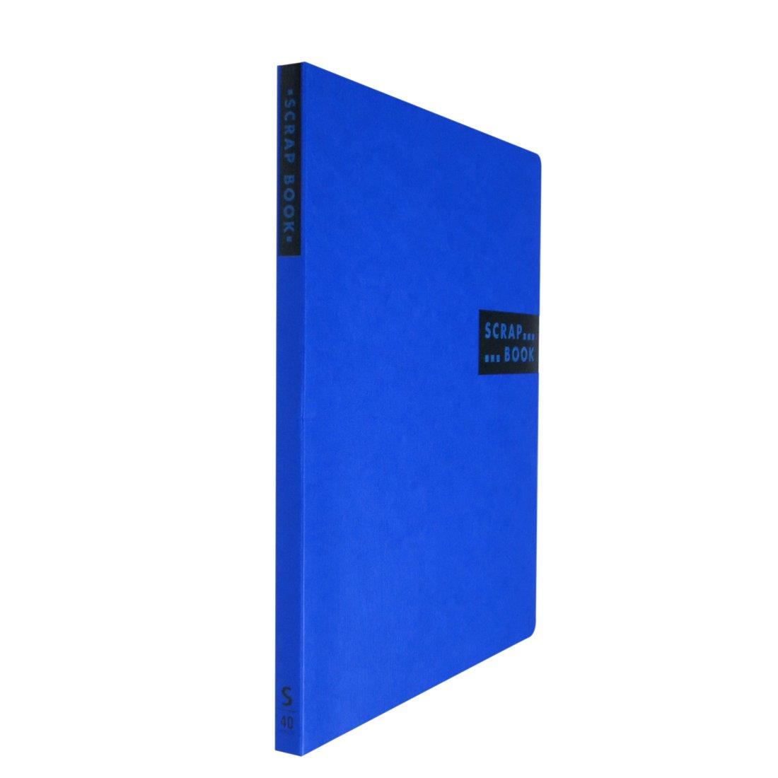 コクヨ ファイル スクラップブック ス パ イ ラ ルとじ 固定式 A4 40枚 青 ラ-410B