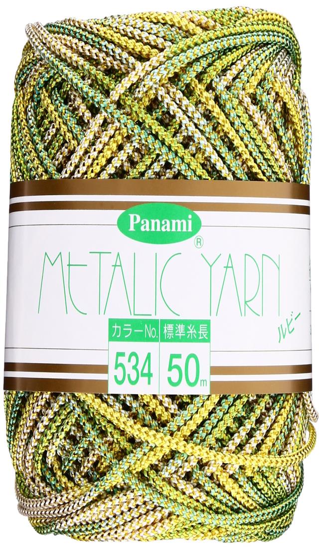 Panami メタリックヤーン ＜ルビー＞ COL.534 50m