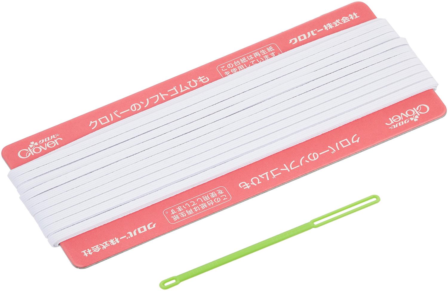 Clover ソフト替えゴム 4コール 白 26-047