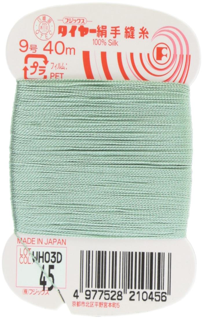 フジックス タイヤー 【絹手縫い糸】 9号 40m col.45