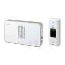 エルパ (ELPA) ワイヤレスチャイム 押しボタンセット インターホン 工事不要 介護 無線 EWS-S5030