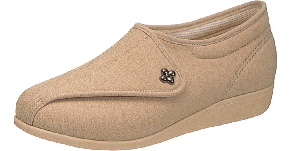 カイホシュギ 介護シューズ 軽量 転倒予防 リハビリ 幅広 5E KHS L011-5E レディース オークストレッチ 25.0 cm