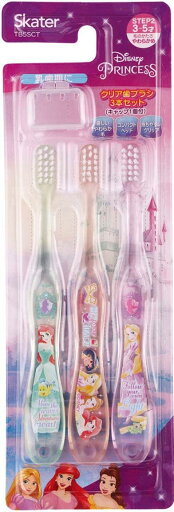 スケーター(Skater) 歯ブラシ 園児用 やわらかめ 3-5才 14cm 3本セット プリンセス 23 TB5SCT-A スケーター(Skater) 歯ブラシ 園児用 やわらかめ 3-5才 14cm 3本セット プリンセス 23 TB5SCT-A