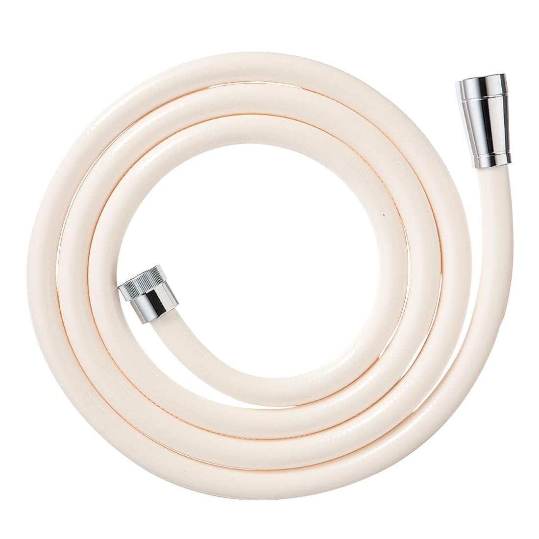 SANEI(サンエイ) シャワーホース ホワイト ほとんどの対応 水栓側アダプター付 2m G1/2 PS30-86TXA2-W..