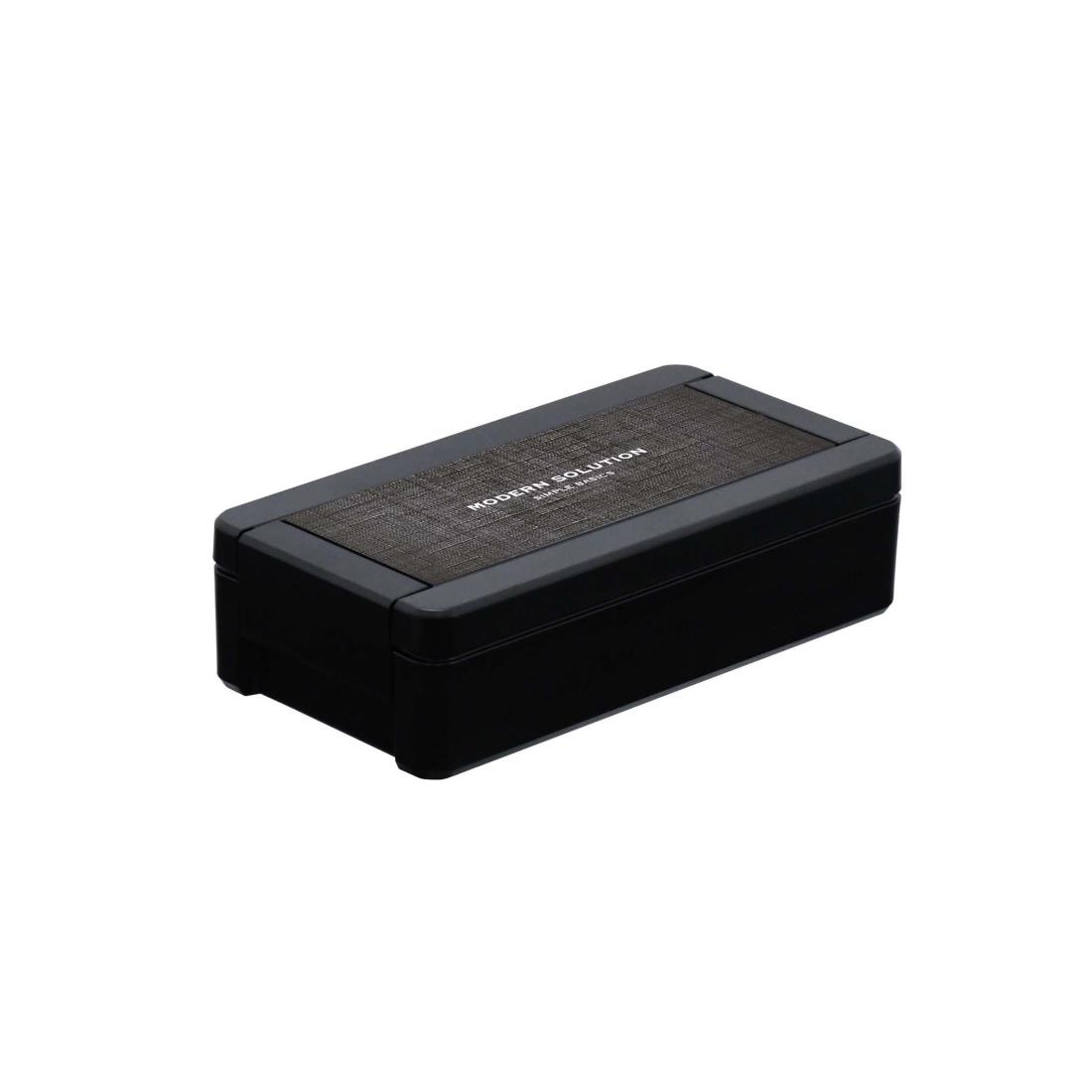 岩崎工業 イージーケア 弁当箱 1段 850ml 防汚 抗菌加工 食洗機対応 レンジ対応 ブラック B-1481 BN