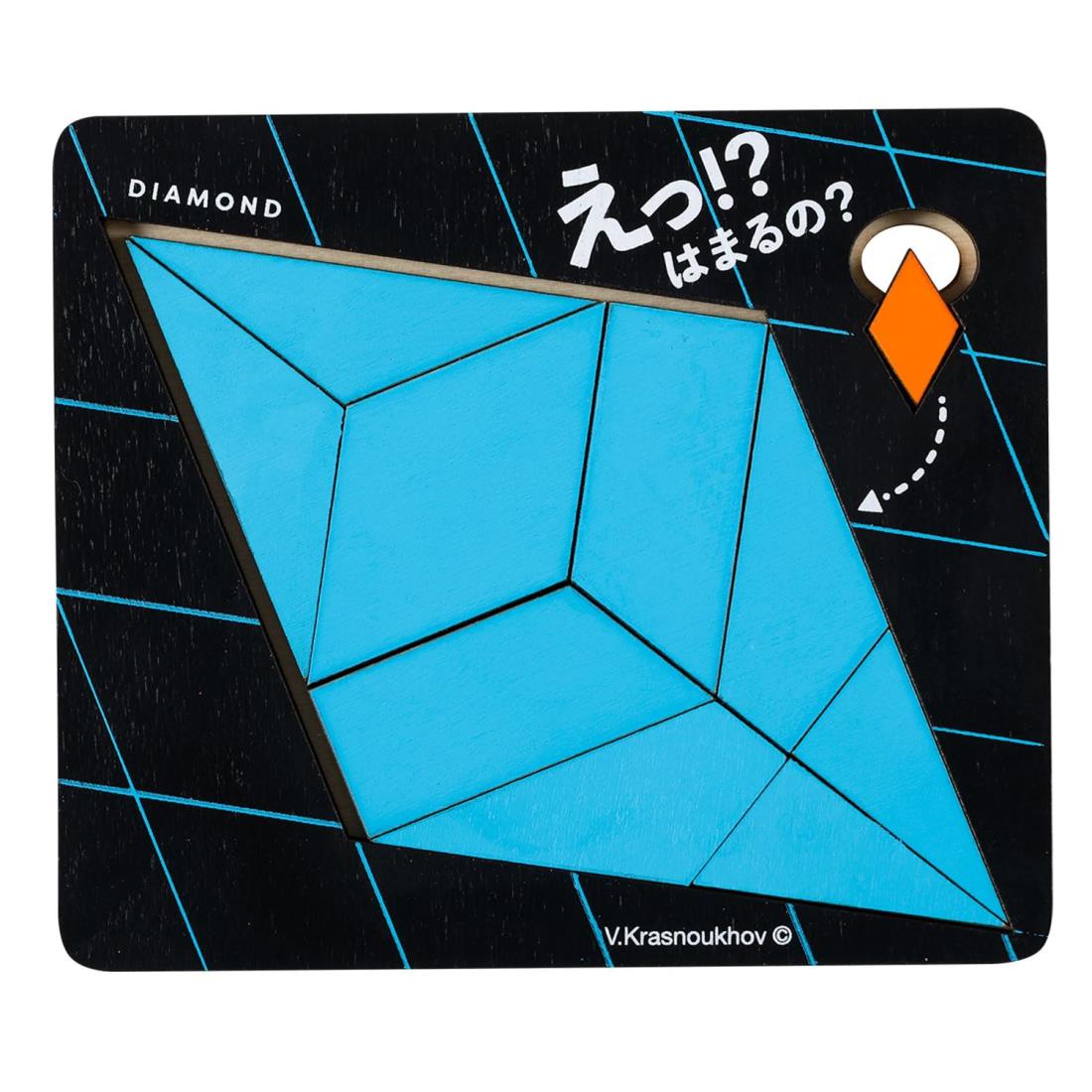 カワダ(Kawada) このピース絶対はまらなそうで完璧にハマるパズル ダイヤモンド 15才以上 KR-03