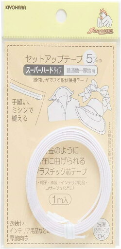 KIYOHARA サンコッコー セットアップテープ スーパーハード 幅5mm×長さ1m 白 SUN52-05 KIYOHARA サンコッコー セットアップテープ スーパーハード 幅5mm×長さ1m 白 SUN52-05