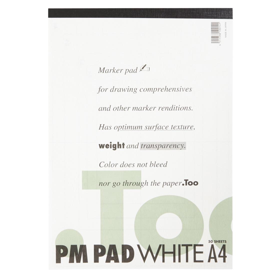 Too PMパッド ホワイト A4