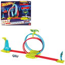 ホットウィール(Hot Wheels) ネオン・スピーダーズ レイザースタント プレイセット【ミニカー1台付 プレイセット】 【4才~】【プレゼント】 HPC0...