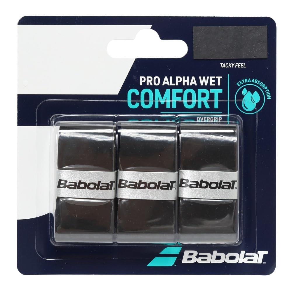 バボラ Babolat テニスグリップテープ PRO ALPHA WET x 3 プロアルファウェット 653054
