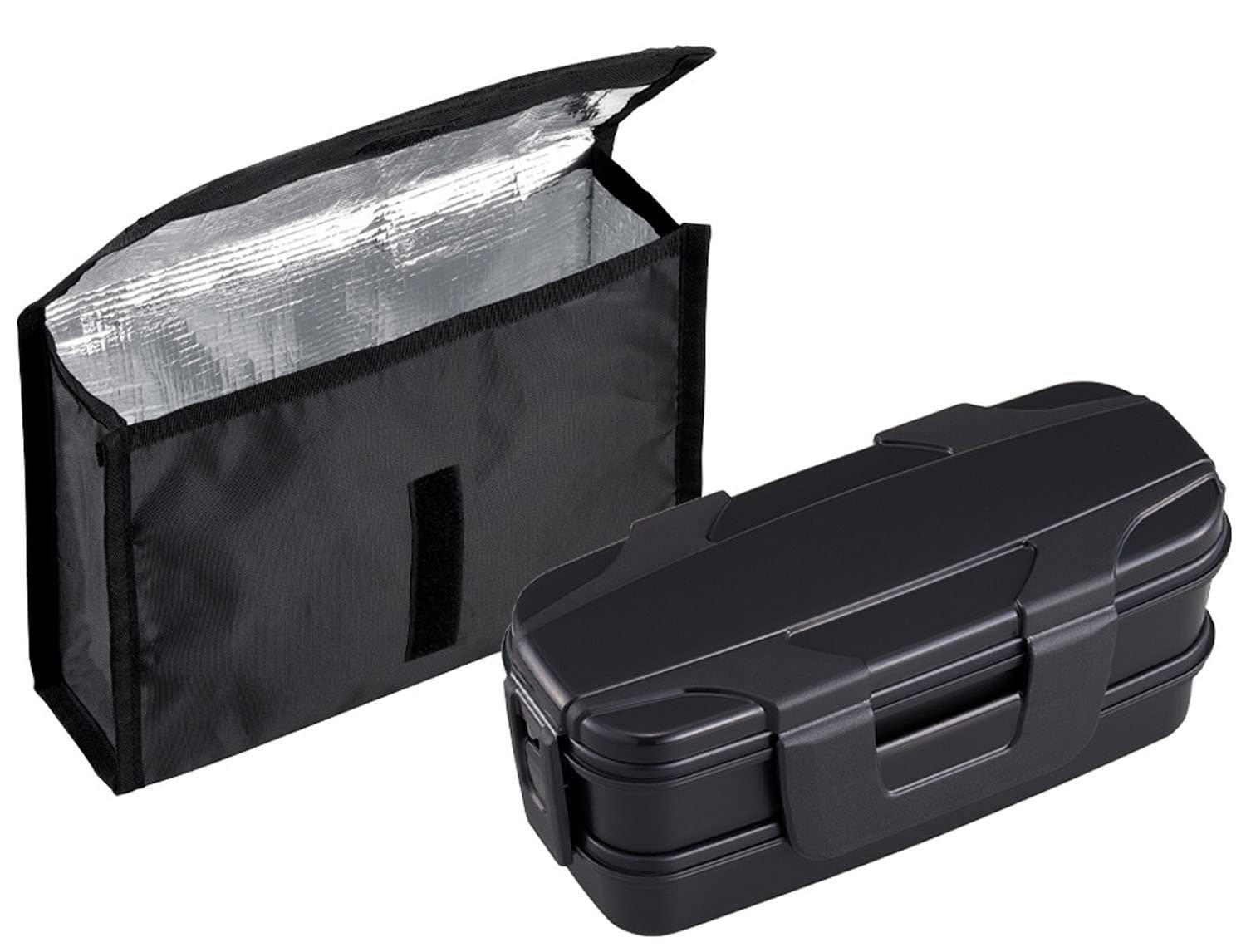 OSK ランチボックス二段保冷ケース付 BLW-26HE