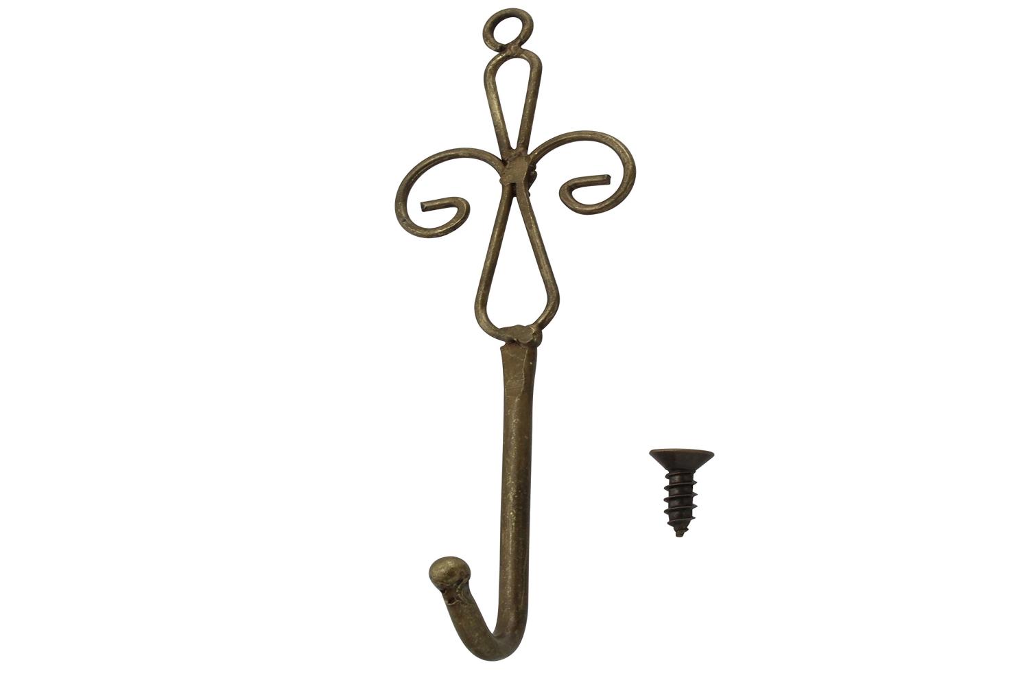 TQOOL スタイリッシュ ワイヤーフック ゴールド 58637