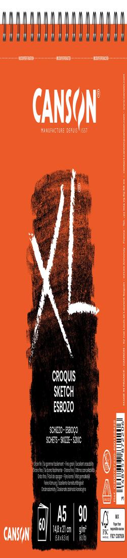 キャンソン スケッチブック XLクロッキー A5 787-220