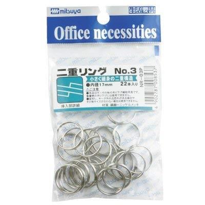 ミツヤ 二重リング17ミリ 22本 M37109
