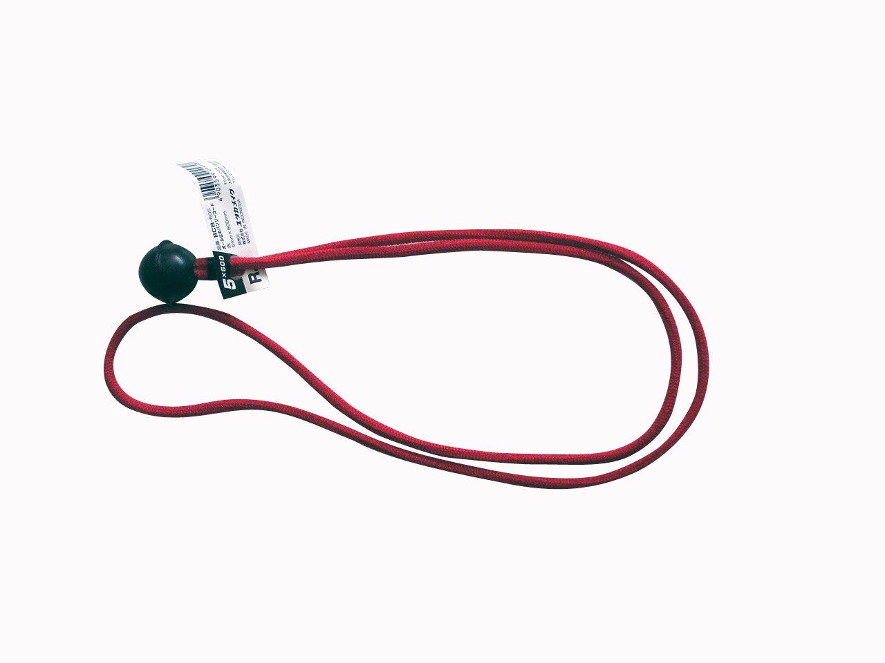 ユタカメイク(Yutaka Make) ボール止めバンジーコード 赤 5mm×600mm BCB-605